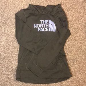 The North Face hooded sweatshirt